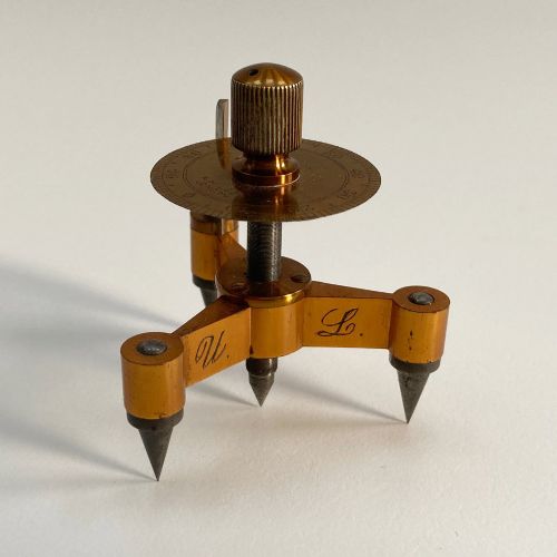 fig 3. Early Twentieth Century Cased Spherometer by Adam Hilger London