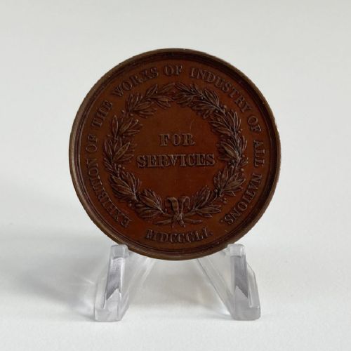 Great Exhibition Royal Commission Service Medal to Robert Stephenson Engineer