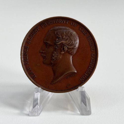 fig 1. Great Exhibition Royal Commission Service Medal to Robert Stephenson Engineer