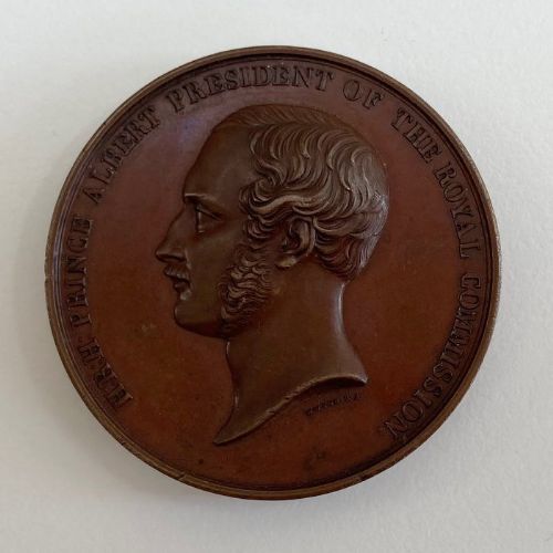 fig 6. Great Exhibition Royal Commission Service Medal to Robert Stephenson Engineer