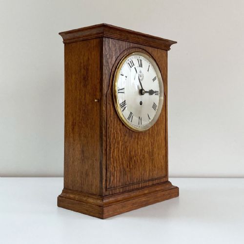 fig 4. World War 2 RAF Sergeants Mess Fusee Mantle Clock by Stockall, Marples & Co, London
