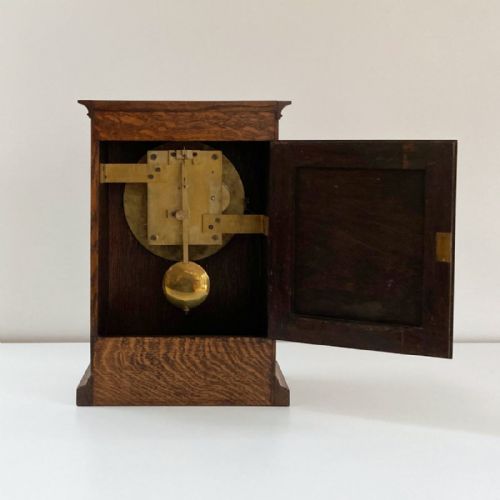 fig 7. World War 2 RAF Sergeants Mess Fusee Mantle Clock by Stockall, Marples & Co, London