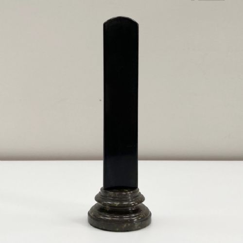 LARGE VICTORIAN DESK THERMOMETER ON SERPENTINE BASE BY NEGRETTI ZAMBRA LONDON - ADDITIONAL PHOTO 6