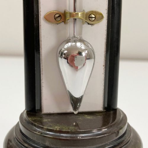LARGE VICTORIAN DESK THERMOMETER ON SERPENTINE BASE BY NEGRETTI ZAMBRA LONDON - ADDITIONAL PHOTO 8