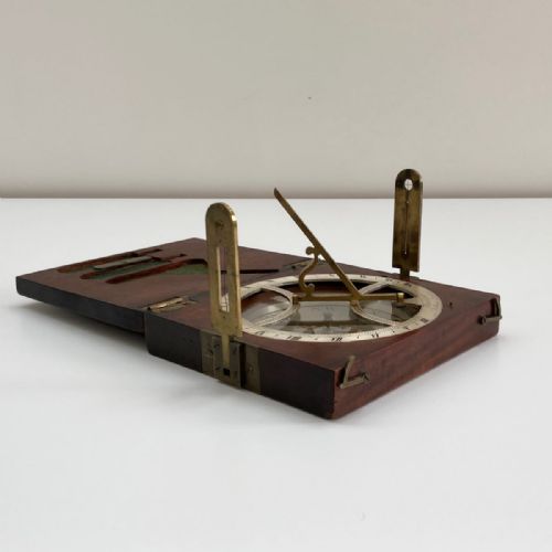 fig 3. Georgian Surveying Compass & Sundial by William Harris & Co London