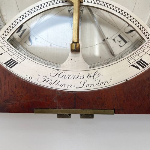 fig 6. Georgian Surveying Compass & Sundial by William Harris & Co London