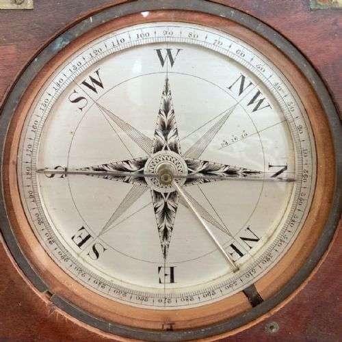 fig 8. Georgian Surveying Compass & Sundial by William Harris & Co London