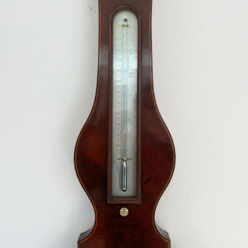 fig 2. George III Wheel Barometer by The Globemakers J&W Newton of 66 Chancery Lane London