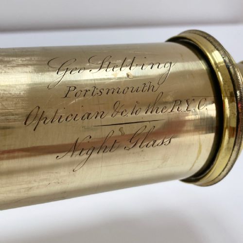 fig 3. George IV Marine Night Glass Telescope by George Stebbing Optician to The Royal Yacht Club