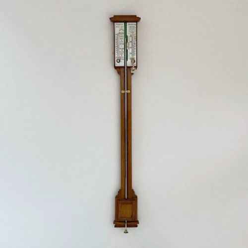Early Victorian Farmers Stick Barometer by Negretti & Zambra