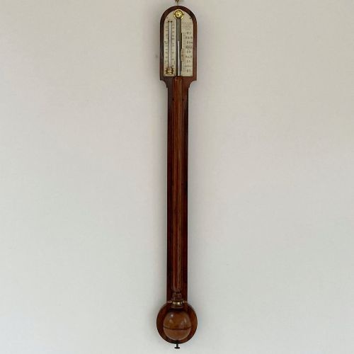 Mid Victorian Rosewood Stick Barometer by Negretti & Zambra London