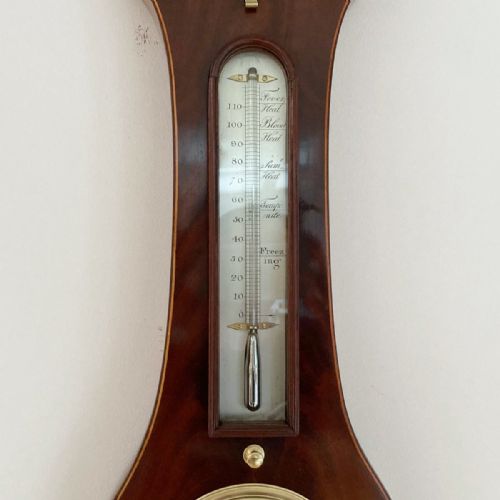 fig 2. George IV Clock Wheel Barometer for Tarelli of Northampton with Tagliabue Provenance