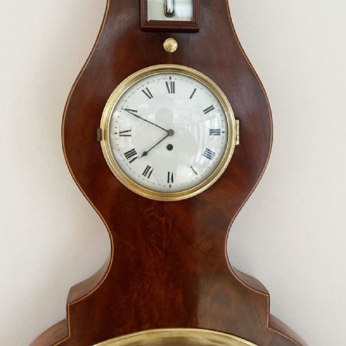 fig 3. George IV Clock Wheel Barometer for Tarelli of Northampton with Tagliabue Provenance