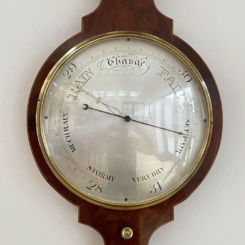 fig 5. George IV Clock Wheel Barometer for Tarelli of Northampton with Tagliabue Provenance