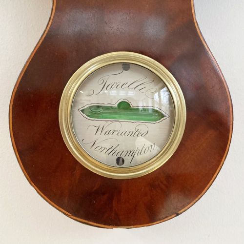 fig 8. George IV Clock Wheel Barometer for Tarelli of Northampton with Tagliabue Provenance