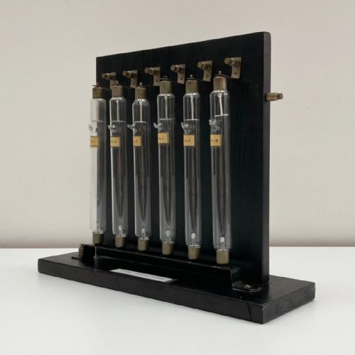 LATE VICTORIAN GEISSLER TUBE CROSS VACUUM SCALE - ADDITIONAL PHOTO 2