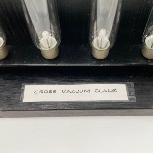 LATE VICTORIAN GEISSLER TUBE CROSS VACUUM SCALE - ADDITIONAL PHOTO 7