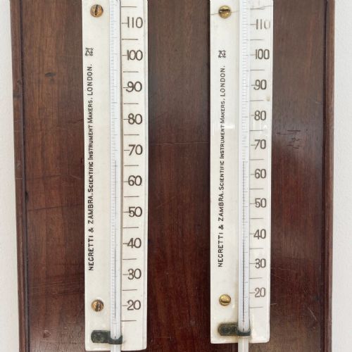 fig 3. Victorian Wall Mounted Hygrometer by Negretti & Zambra London