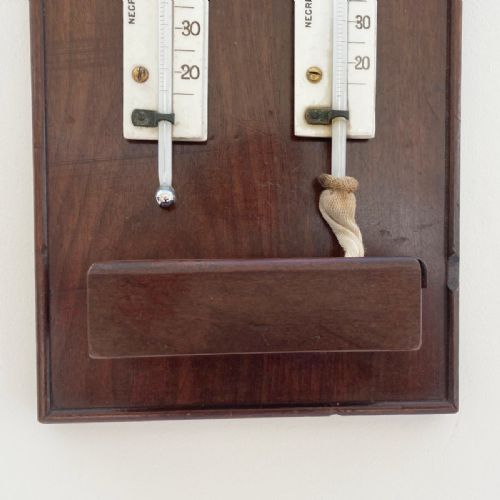 fig 4. Victorian Wall Mounted Hygrometer by Negretti & Zambra London