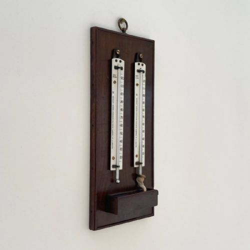 fig 5. Victorian Wall Mounted Hygrometer by Negretti & Zambra London