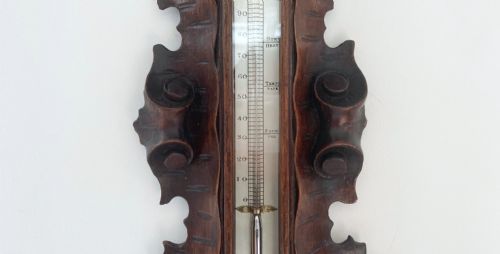VICTORIAN WHEEL BAROMETER COMMEMORATING THE LIFE OF THE DUKE OF WELLINGTON - ADDITIONAL PHOTO 5