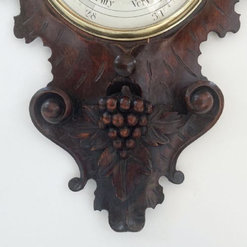 VICTORIAN WHEEL BAROMETER COMMEMORATING THE LIFE OF THE DUKE OF WELLINGTON - ADDITIONAL PHOTO 7