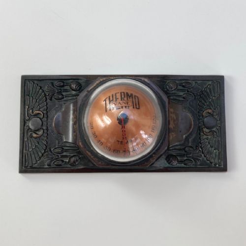 fig 3. Art Deco Thermo Vane Desk Thermometer by Schaeffer & Budenberg New York