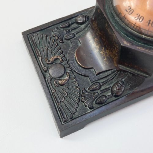fig 4. Art Deco Thermo Vane Desk Thermometer by Schaeffer & Budenberg New York