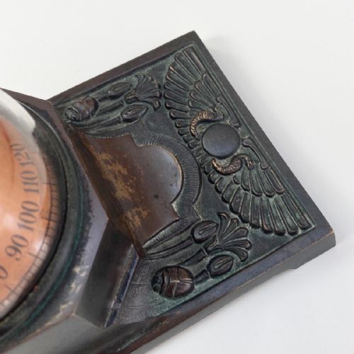 fig 6. Art Deco Thermo Vane Desk Thermometer by Schaeffer & Budenberg New York