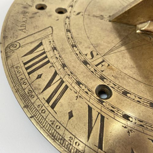 fig 3. Late Eighteenth Century Sun Dial by George Adams of Fleet Street London