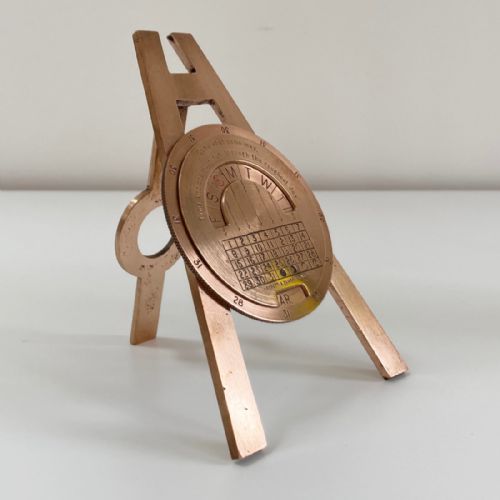 fig 2. Early Twentieth Century Desk Standing Perpetual Calendar by Negretti & Zambra