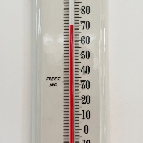 fig 2. Victorian Large Scale Porcelain Wall thermometer by Negretti & Zambra