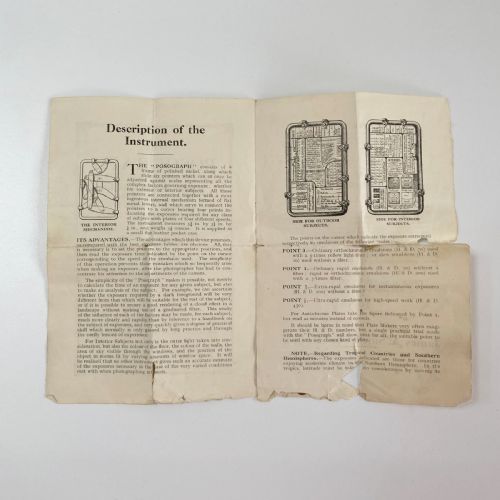 fig 5. Le Posographe Photographic Exposure Calculating Machine by Auguste Kauffman