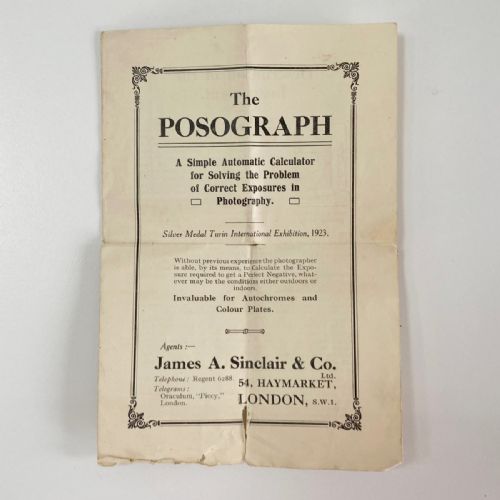 fig 6. Le Posographe Photographic Exposure Calculating Machine by Auguste Kauffman