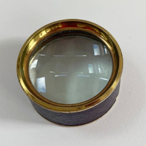 fig 1. Georgian Cased Desk Magnifier or Map Magnifier