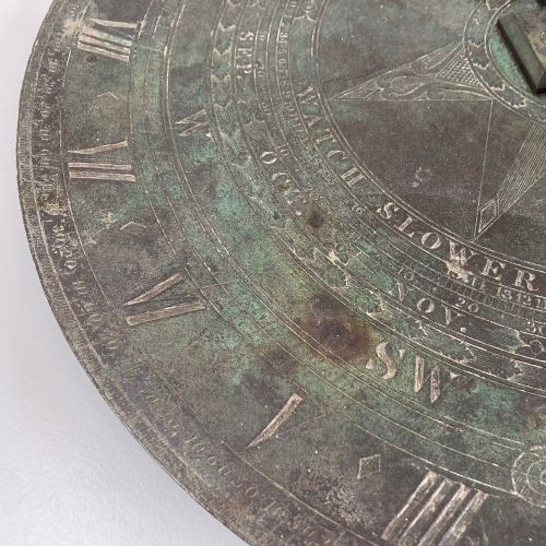 fig 3. Very Large Early Nineteenth Century Sun Dial by Adie & Son Edinburgh