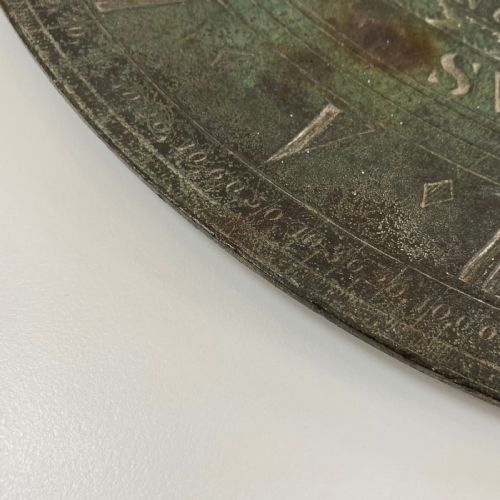 fig 4. Very Large Early Nineteenth Century Sun Dial by Adie & Son Edinburgh