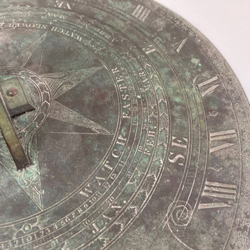 fig 5. Very Large Early Nineteenth Century Sun Dial by Adie & Son Edinburgh