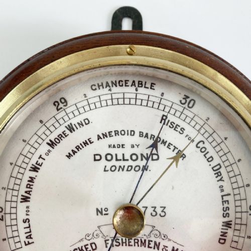 fig 1. Victorian Shipwrecked Fishermen & Mariners Benevolent Society Barometer by Dollond
