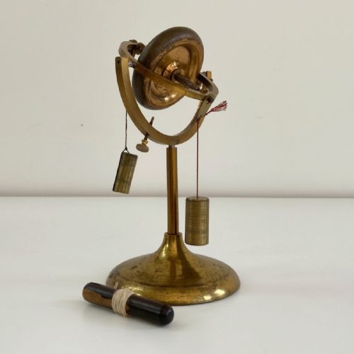 fig 1. Victorian Cased Demonstration Gyroscope by Elliott Brothers London