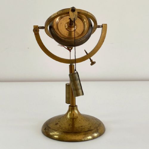 fig 4. Victorian Cased Demonstration Gyroscope by Elliott Brothers London
