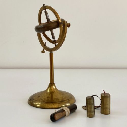 fig 5. Victorian Cased Demonstration Gyroscope by Elliott Brothers London