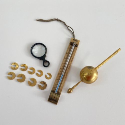 fig 2. Miniature Pocket Sikes Hydrometer by Joseph Long of Eastcheap London