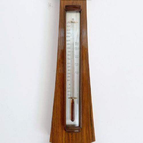 fig 1. William IV Six Inch Dial Rosewood Wheel Barometer by Francis Amadio London