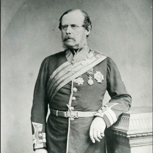 fig 7. 1862 London Exhibition Jurors Medal to Colonel Sir John St George of the Royal Artillery