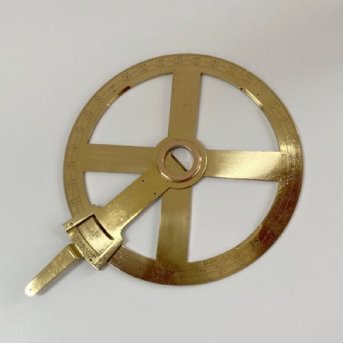 Eighteenth Century Circular Protractor by Benjamin Cole of Fleet Street
