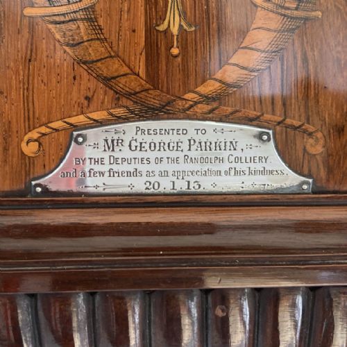 fig 7. Exhibition Quality Aneroid Wheel Barometer by TB Winter & Son of Newcastle