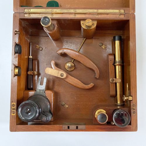 fig 2. Mark I Bell Pattern Sextant with Full Accessories by Heath & Co of London