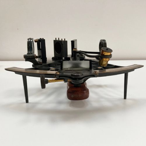 fig 5. Mark I Bell Pattern Sextant with Full Accessories by Heath & Co of London