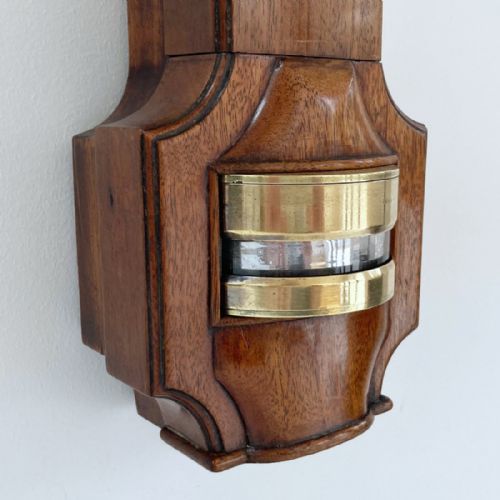 fig 6. Early Victorian Platinum Scale Stick Barometer by John Newman, 122 Regent Street London
